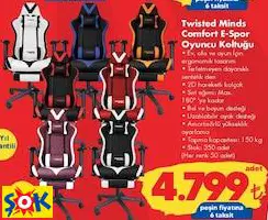 TWİSTED MİNDS COMFORT E-SPOR OYUNCU KOLTUĞU TWİSTED MİNDS COMFORT E-SPOR OYUNCU KOLTUĞU